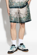 Bermude AMIRI, GREEN Silk shorts