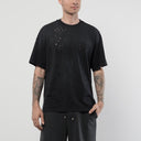 TRICOU AMIRI, Jersey Texture, Black