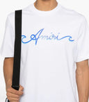 TRICOU AMIRI, Logo Print, AMJYTE1062WHITE