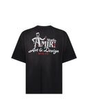 Tricou AMIRI, Amiri Studio oversized t-shirt, Negru