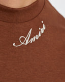 Tricou AMIRI, logo-embroidered t-shirt, Maro