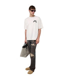 Tricou AMIRI, Hollywood skate tee, Crem