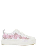 Sneakers AMIRI, Pink Star Patch, Low Top, White