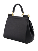 GEANTA DOLCE & GABBANA,  Sicily Handbag, Medium, Black
