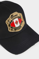 Sapca DSQUARED2, Boxeur Shiny Patch, Baseball, Black