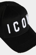 Sapca DSQUARED2, Be Icon Design, Baseball Cap, White Logo, Black