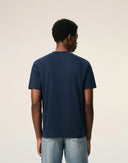 Tricou AMI PARIS, Blue Cotton Red Ami De Coeur Tshirt
