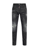 BLUGI DSQUARED2, Washed Style, Slim Fit, Black