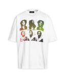Tricou DSQUARED2, Bob Marley Postcards, Alb
