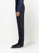 Jeans Zegna, Roccia, Slim Fit, Cotton, Navy Blue