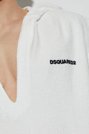 Tricou DSQUARED2, WHITE Sweatshirt made of terry cotton