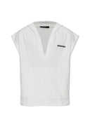 Tricou DSQUARED2, WHITE Sweatshirt made of terry cotton
