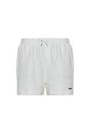 Short DSQUARED2, Terry cotton shorts, Alb