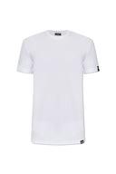 Tricou DSQUARED2, Classic, Simple, Little Logo, White, Slim Fit