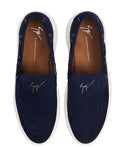 Pantofi GIUSEPPE ZANOTTI, Semnatura metalica, Bleumarin