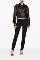 Jeans DOLCE & GABBANA, Audrey Logo Metalic, Negru