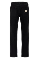 Jeans DOLCE & GABBANA, Audrey Logo Metalic, Negru