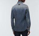 Camasa DOLCE &  GABBANA, Black Logo, Denim