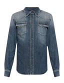 Camasa DOLCE &  GABBANA, Black Logo, Denim