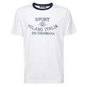 Tricou DOLCE & GABBANA, Milano - Italia Print, Alb