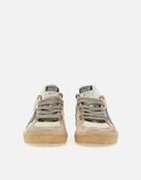 Sneakers Golden Goose, Ball Star, Red Croco Details, Crem