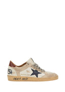 Sneakers Golden Goose, Ball Star, Red Croco Details, Crem