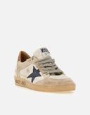 Sneakers Golden Goose, Ball Star, Red Croco Details, Crem