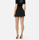 Fusta ELISABETTA FRANCHI, Miniskirt in double layer stretch crêpe fabric