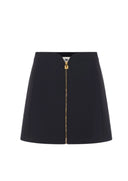 Fusta ELISABETTA FRANCHI, Miniskirt in double layer stretch crêpe fabric