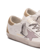 Sneakers Golden Goose, Superstar, Gold Sparkling, White