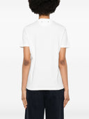 TRICOU GOLDEN GOOSE, Cristale atasate frontal, Alb, Regular Fit