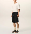 Pantaloni AMI PARIS, Black Cotton Ami De Coeur Short