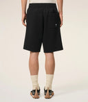 Pantaloni AMI PARIS, Black Cotton Ami De Coeur Short