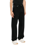 Jeans JACQUEMUS, straight de-Nimes jeans, Negru