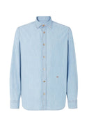 Camasa JACOB COHEN, Denim with Bleach Wash, Blue