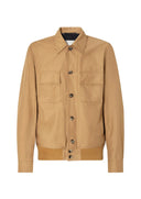 Jacheta Jacob Cohen, Bomber in Mink Brown Cotton and Nylon