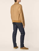 Jacheta Jacob Cohen, Bomber in Mink Brown Cotton and Nylon