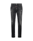 Jeans DSQUARED2, Black Fog Wash Teddy Jeans, Negru