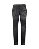 Jeans DSQUARED2, Black Fog Wash Teddy Jeans, Negru