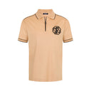 Tricou STEFANO RICCI, Model Polo, Zip Insert, Orange