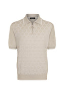 Tricou STEFANO RICCI, Model Polo, Imprimeu geometric