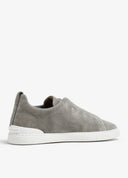 Sneakers Zegna, Low Top, Triple Stitch, Grey