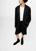 Sneakers Zegna, Triple Stitch, Low Top, Leather, Black