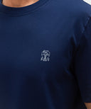 Tricou BRUNELLO CUCINELLI, Classic Design, Dark Blue