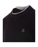 Tricou BRUNELLO CUCINELLI, Classic Design, Grey Logo, Black