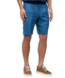 BERMUDE STEFANO RICCI, Logo Insert, Wool, Blue