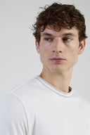 Tricou ELEVENTY, cotton jersey t-shirt, Cream
