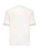 Tricou ELEVENTY, cotton jersey t-shirt, Cream