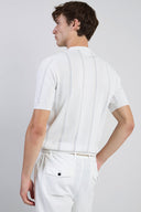 Tricou ELEVENTY, sea island cotton short sleeve crew neck sweater, Alb