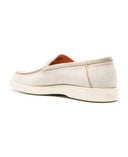Loafers Santoni, Classic, Leather, Beige